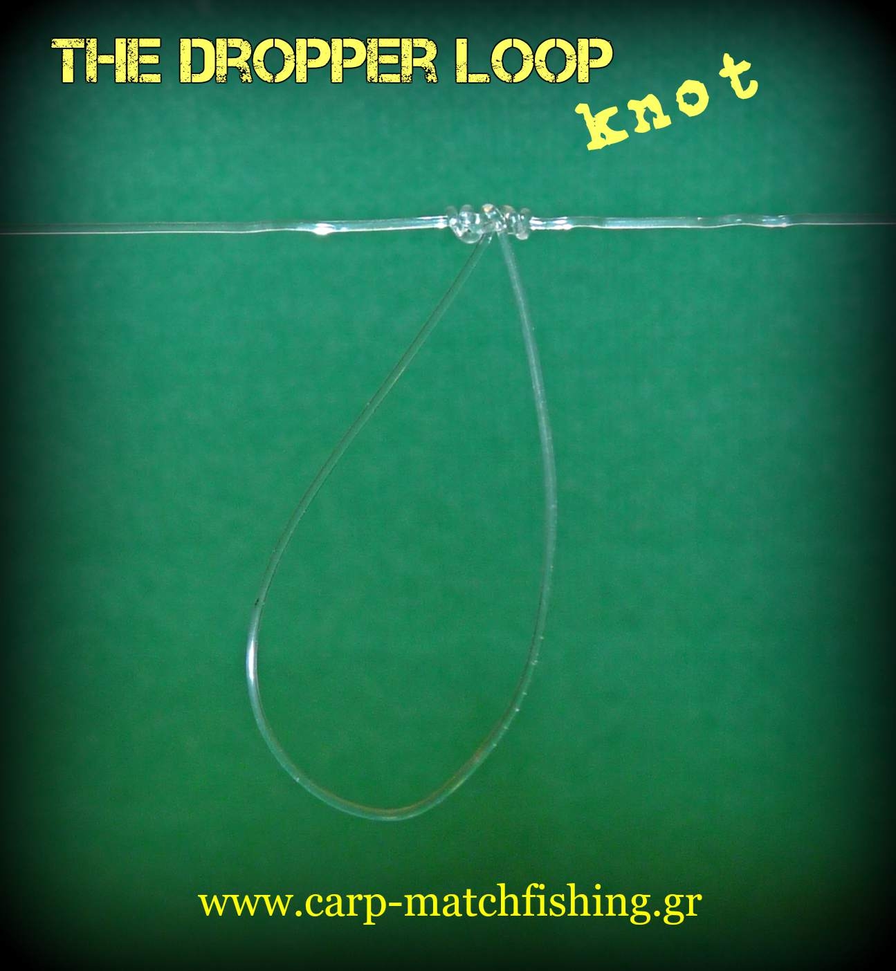 Ο κόμπος της σταθερής θηλιάς dropper loop-The dropper loop knot