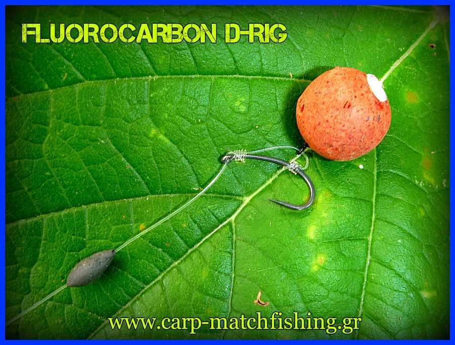 Το παράμαλο fluorocarbon D-rig για το ψάρεμα του κυπρίνου
