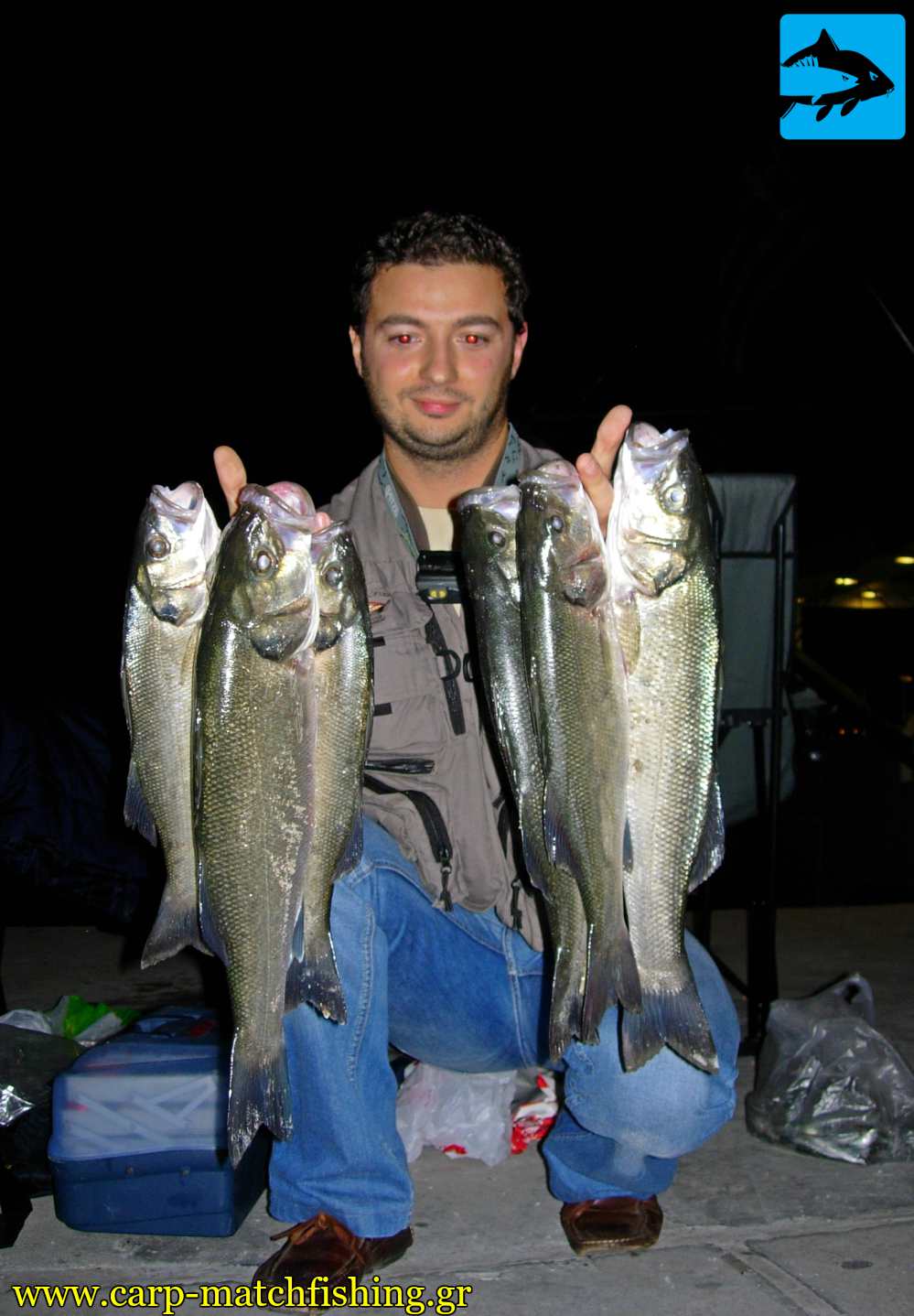 lavrakia me zontani garida me match fishing carpmatchfishing